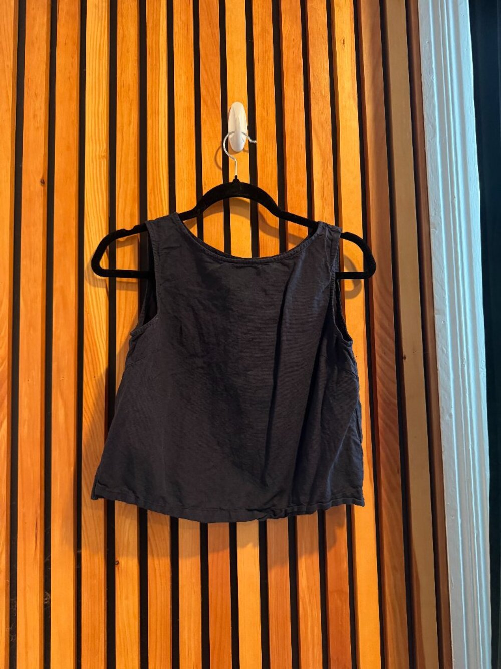Uniqlo Linen Blend Sleeveless Blouse - XS - Navy & Black Bundle
